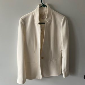 NWT Loft tuxedo lapel work blazer